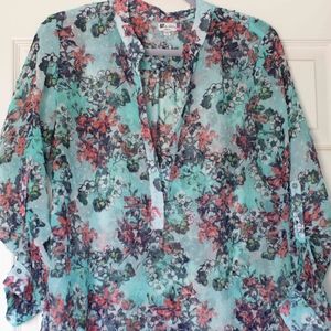 Kut From Kloth Episkey Henley Blouse